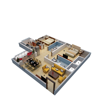 Mahendra Aarna Apartments in Electronic City Floorplan