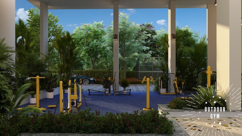 Mahendra Aarya - Luxury 2BHK & 3BHK Flats in Electronic City Bangalore - Amenities - Outdoor Gym